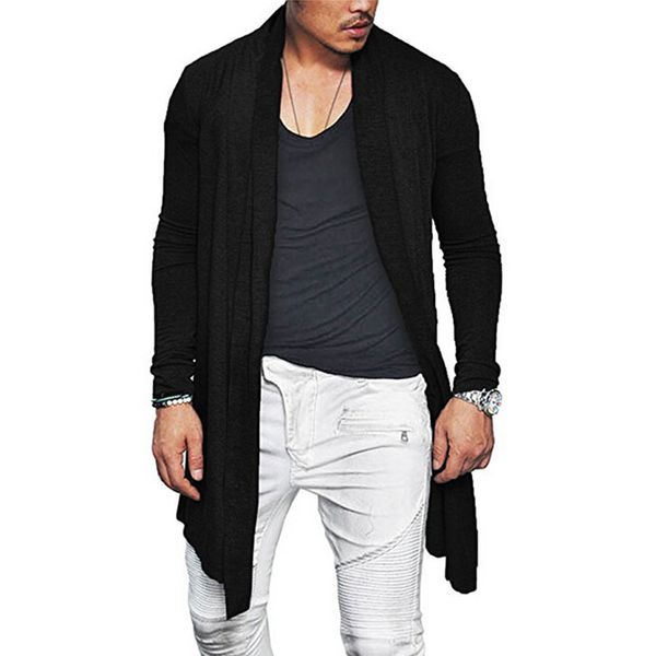 man autumn casual cardigan asymmetric solid color wrap poncho coat outwear msk66, Black;brown
man autumn casual cardigan asymmetric solid color wrap poncho coat outwear msk66, Black;brown