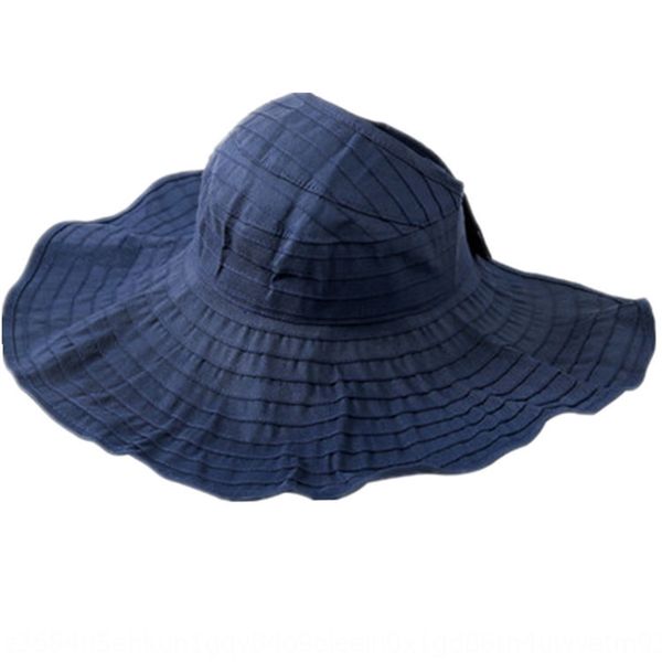 children's summer pleated tide all-match casual sun uv-proof cycling big sunscreen bicycle sunscreen hat edge sun hat, Blue;gray 
children's summer pleated tide all-match casual sun uv-proof cycling big sunscreen bicycle sunscreen hat edge sun hat, Blue;gray