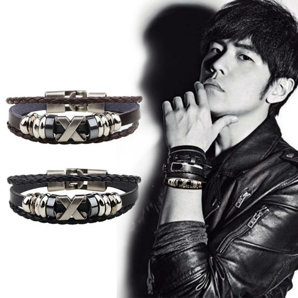 wholesale men's vintage leather bracelet wristband jewelry multi layer bracelet homme yw435, Golden;silver
wholesale men's vintage leather bracelet wristband jewelry multi layer bracelet homme yw435, Golden;silver