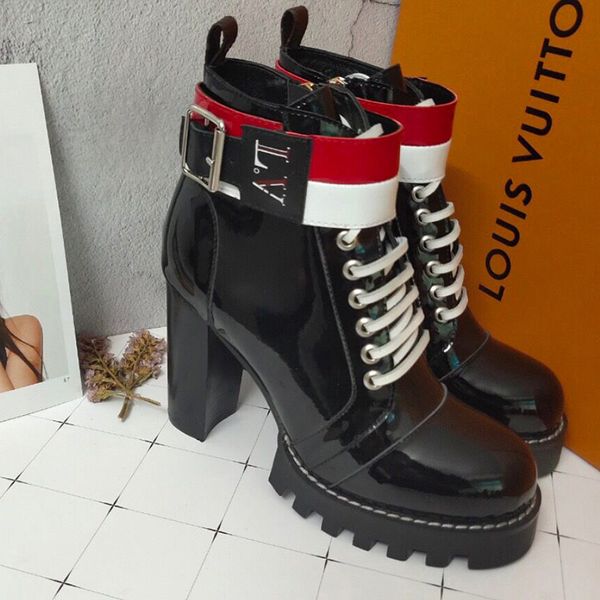 high grade 2019 classic autumn and winter bootieslv boots women leather super fire korean soft comfortable high heels custom locomotive boot, Black
high grade 2019 classic autumn and winter bootieslv boots women leather super fire korean soft comfortable high heels custom locomotive boot, Black