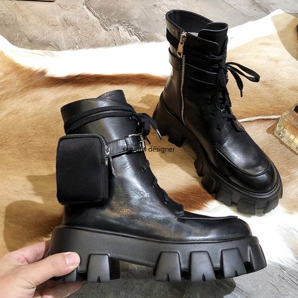 genuine leather bag decor boots women falt botas feminina women ankle shoes lace up botas mujer black shoes platform 2020
genuine leather bag decor boots women falt botas feminina women ankle shoes lace up botas mujer black shoes platform 2020