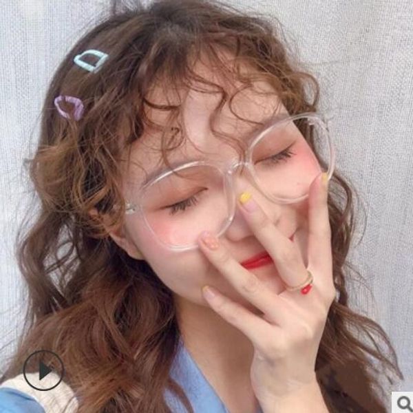 transparent frame anti-blue light glasses men and women korean retro style without makeup web celebrity student round face show thin flat li, White;black
transparent frame anti-blue light glasses men and women korean retro style without makeup web celebrity student round face show thin flat li, White;black