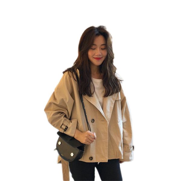 spring new windbreaker women 2019 oversized retro temperament mid-long jacket autumn large size casual fashion coat woman vs464, Tan;black
spring new windbreaker women 2019 oversized retro temperament mid-long jacket autumn large size casual fashion coat woman vs464, Tan;black