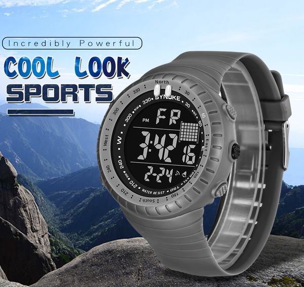 relogio classic sports digital date watch fashion male electronic wristwatch simple tpu strap resin case luminous men's watches, Slivery;brown
relogio classic sports digital date watch fashion male electronic wristwatch simple tpu strap resin case luminous men's watches, Slivery;brown
