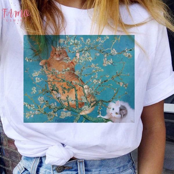 ван гог женщины тенниска весёлые 90с эстетическая ullzang tshirt vintage harajuku t shirt женщины корейский стиль мода топы тис, White
ван гог женщины тенниска весёлые 90с эстетическая ullzang tshirt vintage harajuku t shirt женщины корейский стиль мода топы тис, White