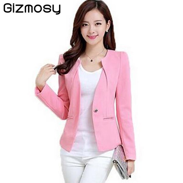 2017 new spring women slim blazer coat solid plus size casual jacket long sleeve one button suit lady blazers work wear bn026-2, White;black
2017 new spring women slim blazer coat solid plus size casual jacket long sleeve one button suit lady blazers work wear bn026-2, White;black