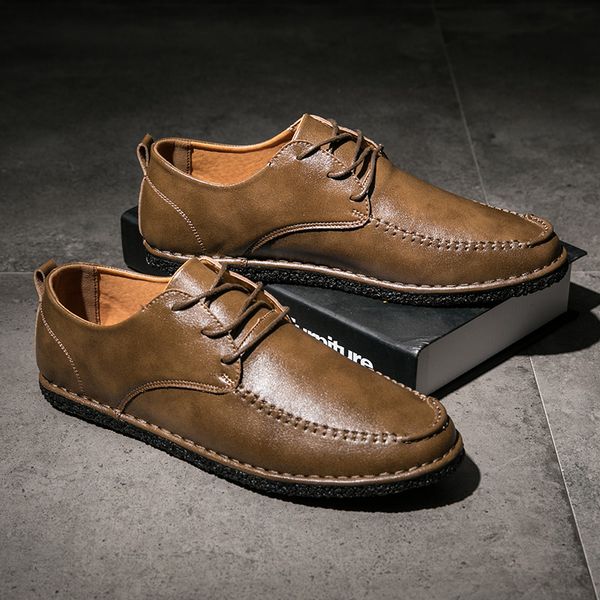 2020 men leather flats casual pointy lace-up dress shoes lightweight office business wedding male loafers dropshipping %, Black
2020 men leather flats casual pointy lace-up dress shoes lightweight office business wedding male loafers dropshipping %, Black