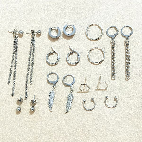 2019 fashion 18 pcs/set women square btsarmy stud earrings for women and men piercing simulated korea kpop punk tassel earrings, Golden;silver
2019 fashion 18 pcs/set women square btsarmy stud earrings for women and men piercing simulated korea kpop punk tassel earrings, Golden;silver