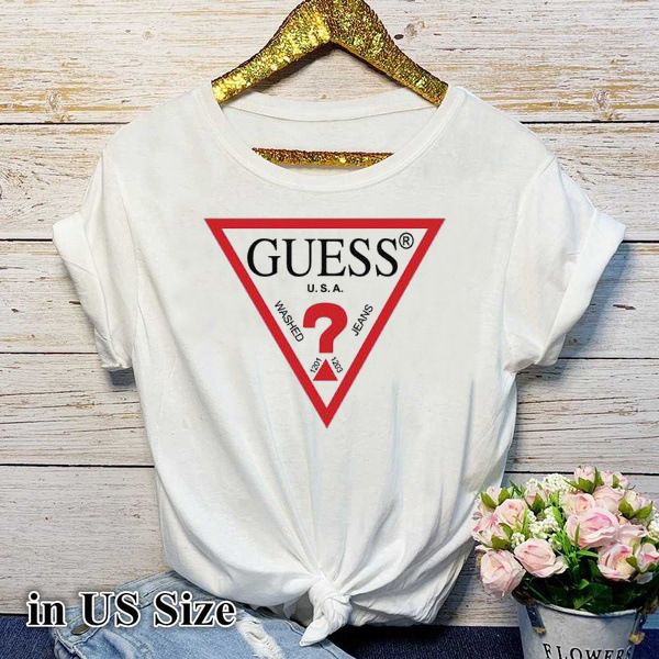 guess guess мода лето майка gufss вопросительный знак перевернутый треугольник письма печатаются с коротким рукавом футболки женский торговл, White
guess guess мода лето майка gufss вопросительный знак перевернутый треугольник письма печатаются с коротким рукавом футболки женский торговл, White
