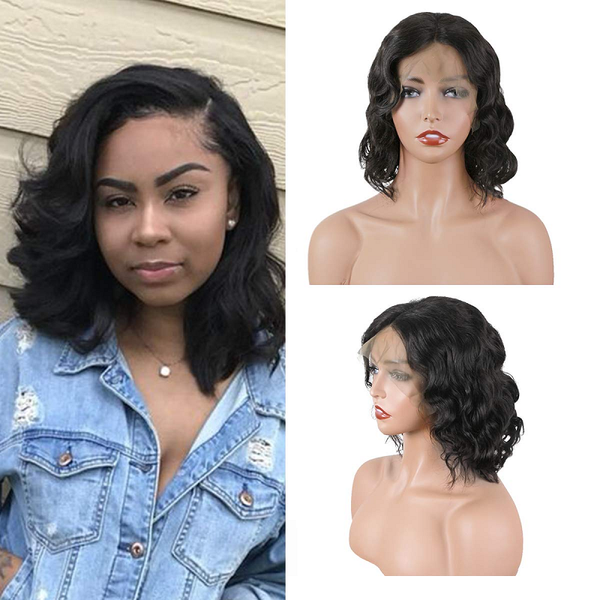peruvian body wave wig short human hair wigs pre plucked hairline remy 13x4 bob lace front wig 8-12" for women in stock, Black;brown
peruvian body wave wig short human hair wigs pre plucked hairline remy 13x4 bob lace front wig 8-12" for women in stock, Black;brown