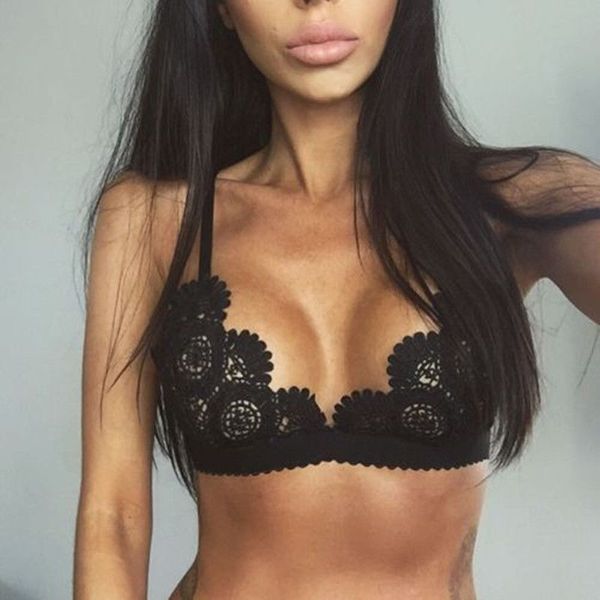 women ladies fashion bralette bustier crop bralefloral lace sheer mesh push up bra, White;black
women ladies fashion bralette bustier crop bralefloral lace sheer mesh push up bra, White;black