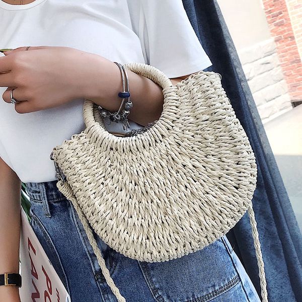 fashion straw handbags for women bags 2020 new summer beach bag rattan bag handmade vintage woven handbag female shoulder bags
fashion straw handbags for women bags 2020 new summer beach bag rattan bag handmade vintage woven handbag female shoulder bags