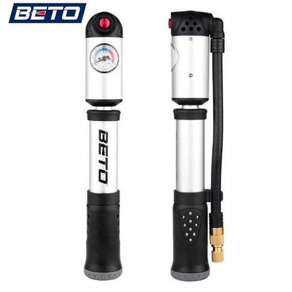 

beto fork tire bicycle pumps 300psi gauge mini hand pump for bicycle schrader presta adapter hose bike pump air cycle