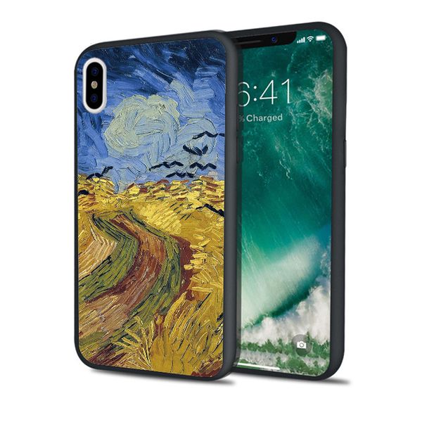 coque wheat field with crows phone case for iphone 11 pro xs max xr 8 7 6s plus 5s se 5 case soft silicone cover.
coque wheat field with crows phone case for iphone 11 pro xs max xr 8 7 6s plus 5s se 5 case soft silicone cover.