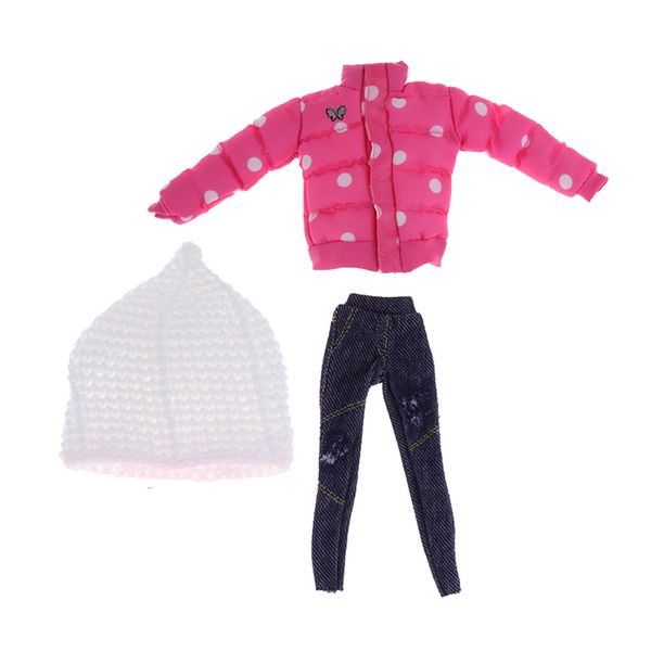 1/6 12inch warm doll thick jacket & pants trousers & knitting hat suit for blythe doll kits
1/6 12inch warm doll thick jacket & pants trousers & knitting hat suit for blythe doll kits