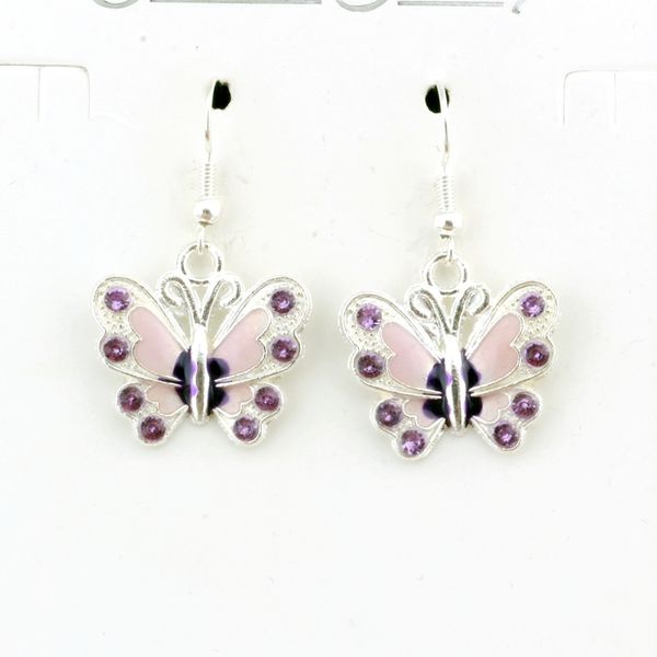 10pairs/lot PURPLE Rhinestone Enamel Butterfly Charm Earrings silver Fish Ear Hook Chandelier Jewelry 22x37mm A-508e
10pairs/lot PURPLE Rhinestone Enamel Butterfly Charm Earrings silver Fish Ear Hook Chandelier Jewelry 22x37mm A-508e