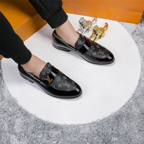 20ss new men office shoes men spring leather comfortables luxury fashion dress shoes madaod, Black
20ss new men office shoes men spring leather comfortables luxury fashion dress shoes madaod, Black