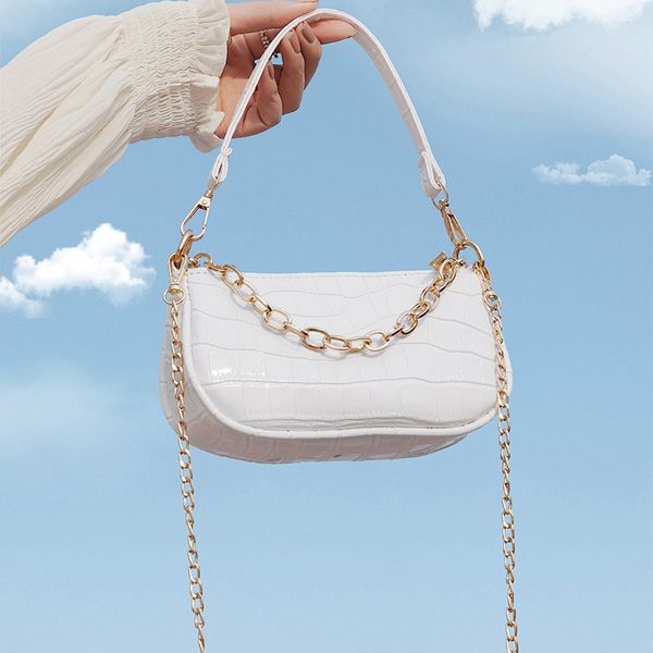 leather mini crossbody bags for women retro chain shoulder bag crocodile pattern ladies evening handbag girl baguette armpit bag
leather mini crossbody bags for women retro chain shoulder bag crocodile pattern ladies evening handbag girl baguette armpit bag