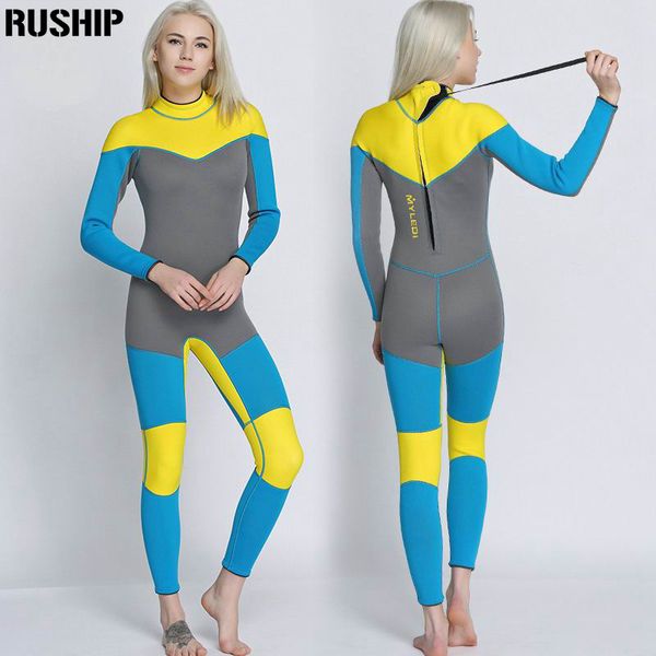 new 3mm quality women elastic tight neoprene diving suit wetsuit color stitching surf equipment jellyfish clothing long sleeved
new 3mm quality women elastic tight neoprene diving suit wetsuit color stitching surf equipment jellyfish clothing long sleeved