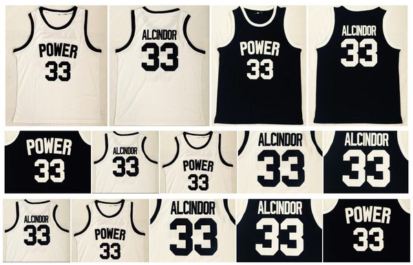 33 lew alcindor jr kareem abdul jabbar power high school college basketball jersey sport shirt 100% stitching, Black
33 lew alcindor jr kareem abdul jabbar power high school college basketball jersey sport shirt 100% stitching, Black