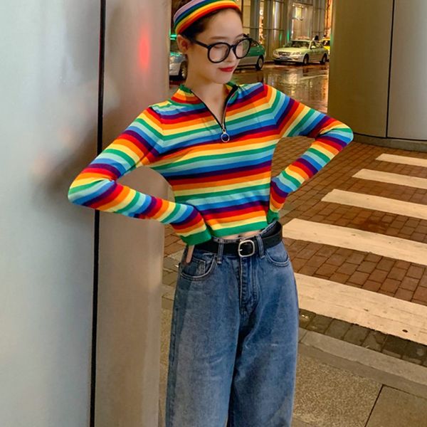 2019 autumn winter casual zipper sweater women sweet slim striped korean knit pullovers bottom ladies sweater pullover, White;black
2019 autumn winter casual zipper sweater women sweet slim striped korean knit pullovers bottom ladies sweater pullover, White;black