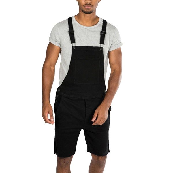 2019 vintage men's jeans jumpsuits pants summer retro distressed denim bib overalls for men male classic suspender short pants, Black
2019 vintage men's jeans jumpsuits pants summer retro distressed denim bib overalls for men male classic suspender short pants, Black