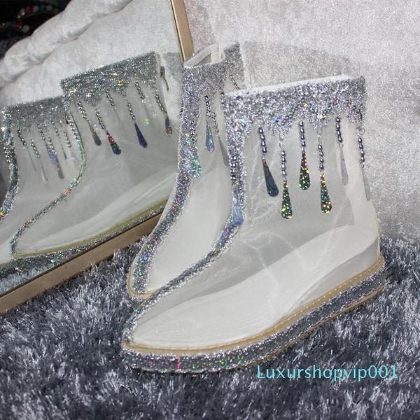 deification fashion net yarn ankle boots fashion magic show pointy falts bling crystal studded rhinestone boots girl party shoes, Black
deification fashion net yarn ankle boots fashion magic show pointy falts bling crystal studded rhinestone boots girl party shoes, Black