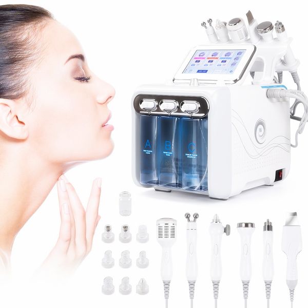 6 in 1 water oxygen jet aqua peeling hydra beauty facial skin deep cleansing machine professional hydro dermabrasion spa salon, Black;white
6 in 1 water oxygen jet aqua peeling hydra beauty facial skin deep cleansing machine professional hydro dermabrasion spa salon, Black;white