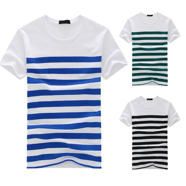 2019 fashion summer short sleeve t-shirts striped printing leisure style t shirt o-collar men tshirt streetwear camisetas hombre, White;black
2019 fashion summer short sleeve t-shirts striped printing leisure style t shirt o-collar men tshirt streetwear camisetas hombre, White;black