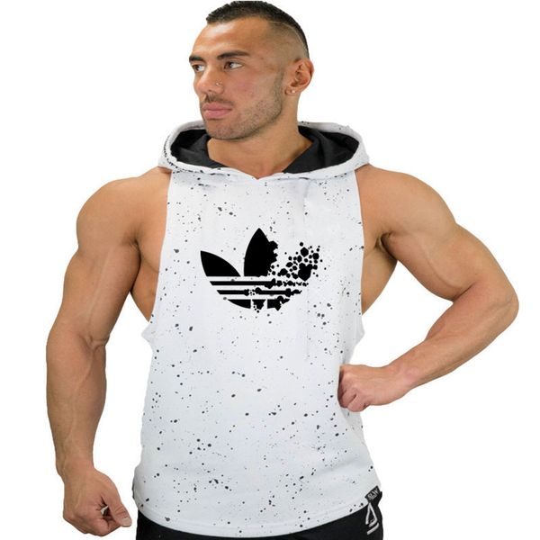 brand clothing bodybuilding workout tank fitness men gyms hooded tank vest stringer sportswear sleeveless shirt hoodie, Black
brand clothing bodybuilding workout tank fitness men gyms hooded tank vest stringer sportswear sleeveless shirt hoodie, Black