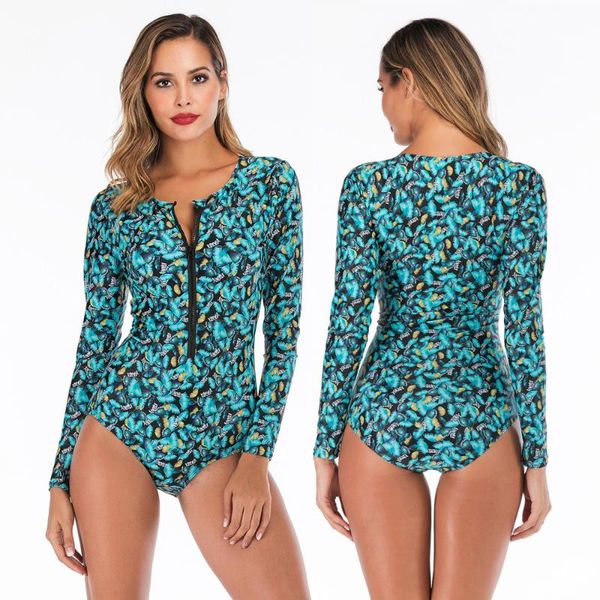 2020 one pieces rashguard women long sleeves surf swimwear floral swimsuit for diving uv swimming surf shirt rash guard wetsuits
2020 one pieces rashguard women long sleeves surf swimwear floral swimsuit for diving uv swimming surf shirt rash guard wetsuits