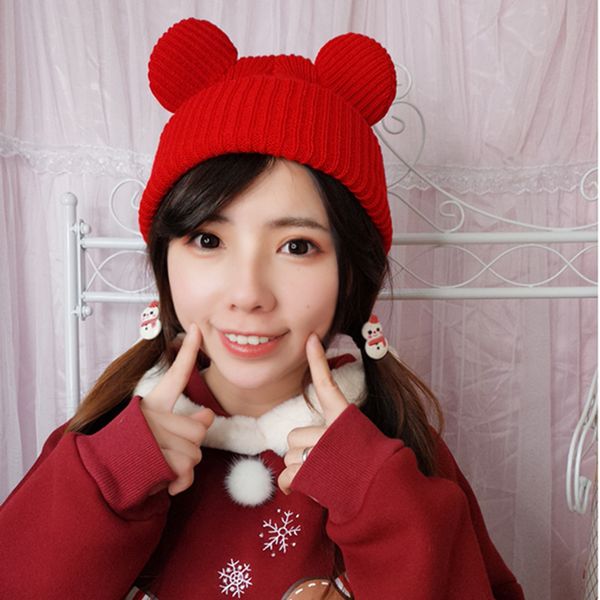 lovely concise cat ears wool hat winter hats for women keep warm solid color knitting cap tide pompom gorro bonnet femme, Blue;gray
lovely concise cat ears wool hat winter hats for women keep warm solid color knitting cap tide pompom gorro bonnet femme, Blue;gray