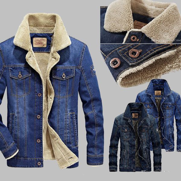 mens denim jacket spring fashion rich jeep denim jackets thicken faux fleece warm windbreaker coats outwear male cowboy coat, Black;brown
mens denim jacket spring fashion rich jeep denim jackets thicken faux fleece warm windbreaker coats outwear male cowboy coat, Black;brown
