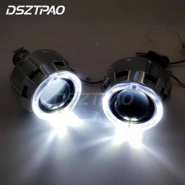 led angel eyes halos bi xenon lens projector headlight for car retrofit diy w/ daytime running lights 2.5'' h4 h7 use h1 xenon
led angel eyes halos bi xenon lens projector headlight for car retrofit diy w/ daytime running lights 2.5'' h4 h7 use h1 xenon