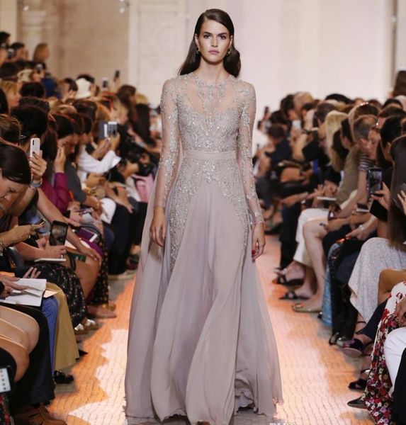ellie saab sequined a line evening dresses sheer jewel neck long sleeves prom gown chiffon illusion formal party dress, Black;red
ellie saab sequined a line evening dresses sheer jewel neck long sleeves prom gown chiffon illusion formal party dress, Black;red