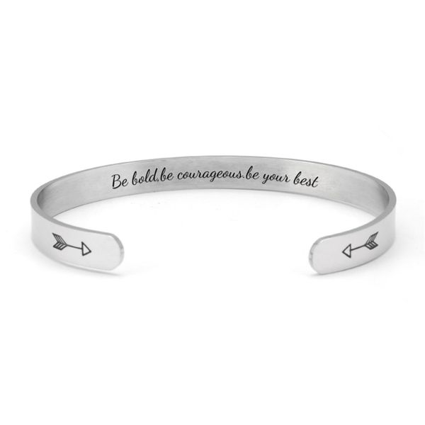 2020 new stainless steel bracelets bangles for women men silver color letters open cuff bangles fashion jewelry, Black
2020 new stainless steel bracelets bangles for women men silver color letters open cuff bangles fashion jewelry, Black