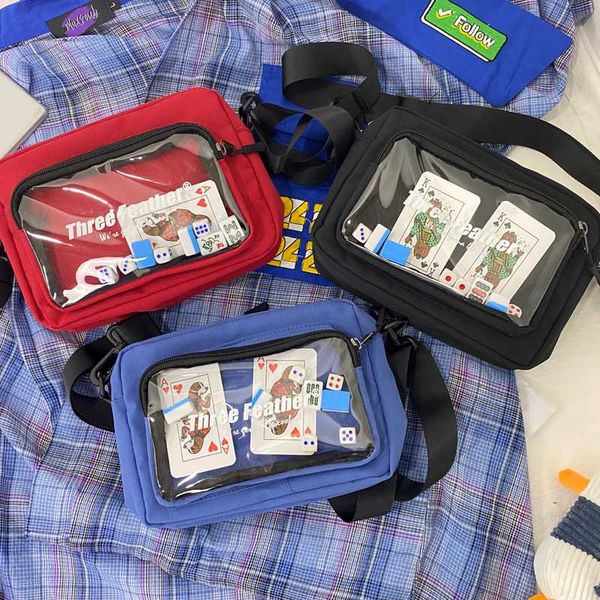 2020 new transparent beach bag fashion student personality tooling messenger bag female ins cool male dice mahjong poker
2020 new transparent beach bag fashion student personality tooling messenger bag female ins cool male dice mahjong poker