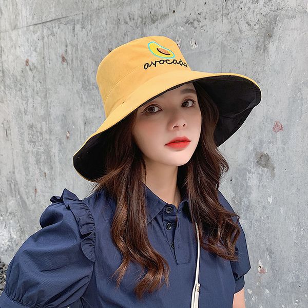 new women sun hat avocado embroidery fisherman panama cap bob chapeau reversible summer bucket hat for women outdoor travel, Blue;gray
new women sun hat avocado embroidery fisherman panama cap bob chapeau reversible summer bucket hat for women outdoor travel, Blue;gray