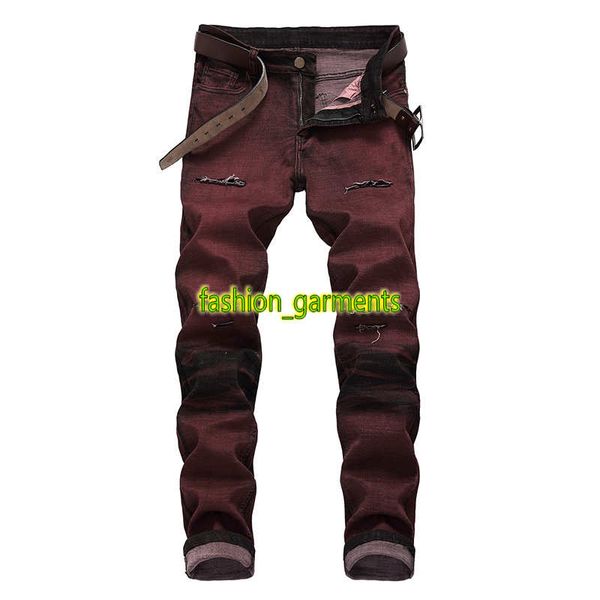 new mens jeans hole trend slim stretch pants mens personality red explosion denim pants mens stylist jeans, Blue
new mens jeans hole trend slim stretch pants mens personality red explosion denim pants mens stylist jeans, Blue