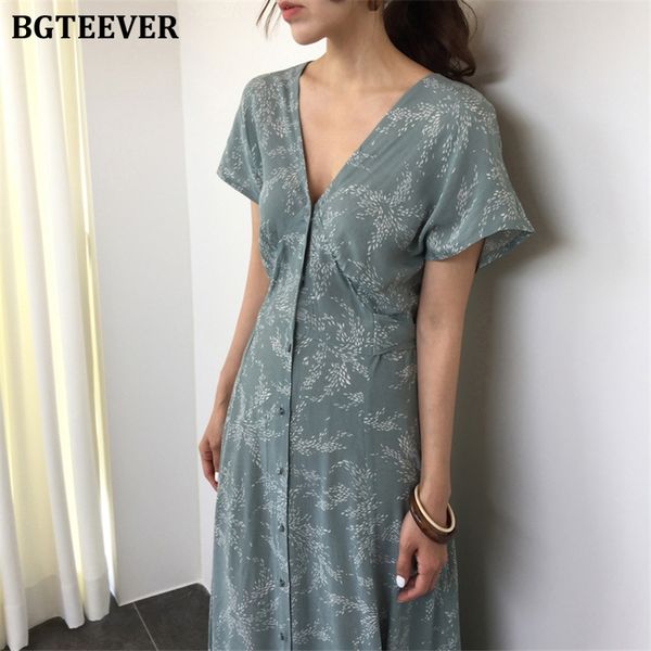 bgteever elegant single-breasted women a-line dress floral print female dress summer v-neck short sleeve lace up vestidos 2020, Black;gray
bgteever elegant single-breasted women a-line dress floral print female dress summer v-neck short sleeve lace up vestidos 2020, Black;gray