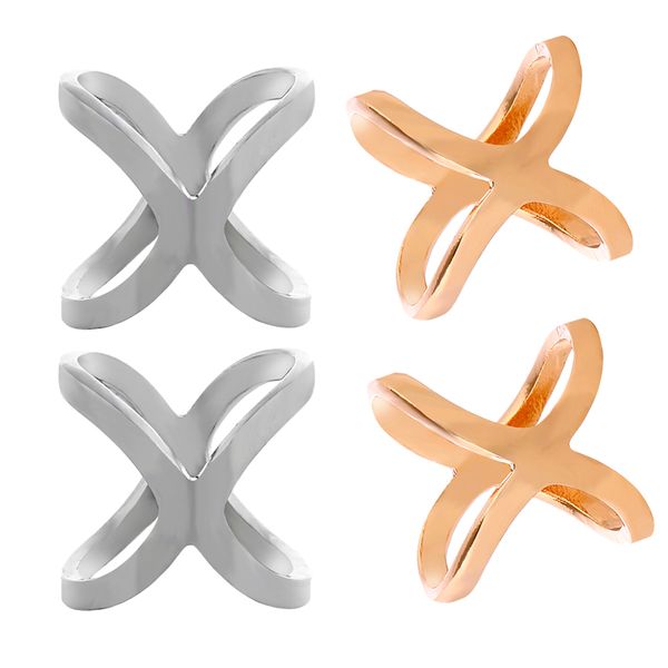 4pcs metal cross shirt clips scarf clips ring fashion accessories, 2 colors, Gray
4pcs metal cross shirt clips scarf clips ring fashion accessories, 2 colors, Gray