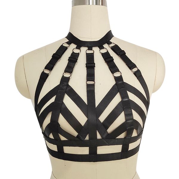 jlx.harness women body harness bra chest bondage cage breast belt lingerie erotic gothic cage bra festival rave, Black;white
jlx.harness women body harness bra chest bondage cage breast belt lingerie erotic gothic cage bra festival rave, Black;white