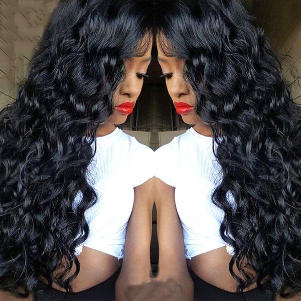 glueless full lace wig pre plucked brazilian virgin hair deep wave lace front human hair wigs for black women, Black;brown
glueless full lace wig pre plucked brazilian virgin hair deep wave lace front human hair wigs for black women, Black;brown