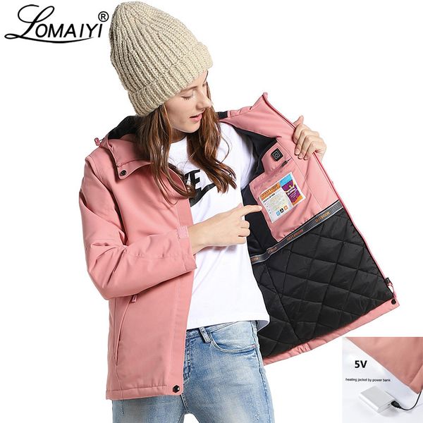 women's winter jacket women usb heated parka female plus size reflective hooded coat womens waterproof warm cotton jackets aw210, Black
women's winter jacket women usb heated parka female plus size reflective hooded coat womens waterproof warm cotton jackets aw210, Black