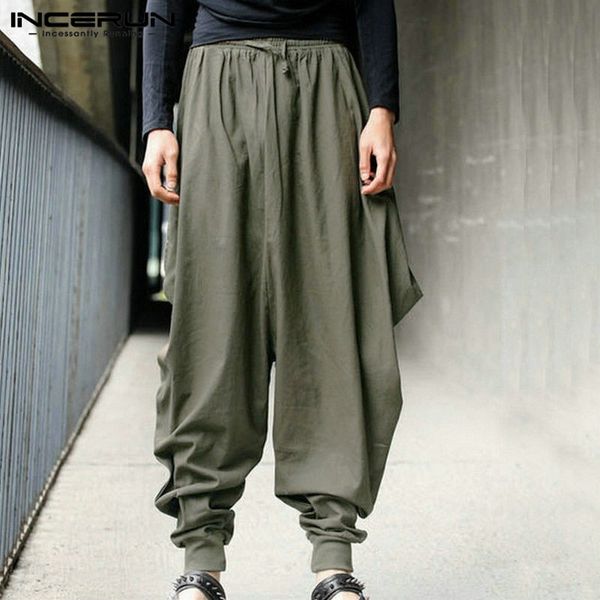 new 2018 men harem cotton pants wide leg cross-pants baggy pants casual loose boho trousers men crotch, Black
new 2018 men harem cotton pants wide leg cross-pants baggy pants casual loose boho trousers men crotch, Black