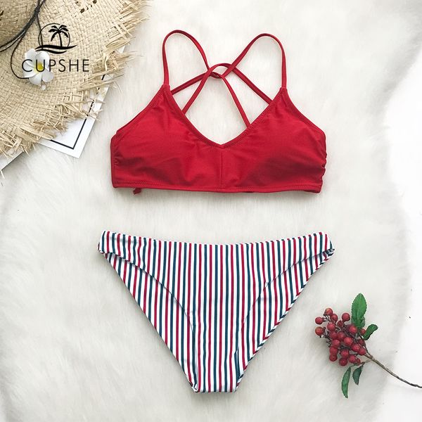 cupshe красный белый и синий strappy бикини наборы женщин сексуальный крест и подвязать thong две пьесы купальники 2019 пляж купальниках
cupshe красный белый и синий strappy бикини наборы женщин сексуальный крест и подвязать thong две пьесы купальники 2019 пляж купальниках
