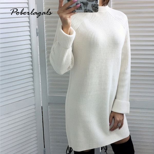 winter casual knitted dress women autumn 2018 female long sleeve solid sweater dress winter ladies straight bottom mini, Black;gray
winter casual knitted dress women autumn 2018 female long sleeve solid sweater dress winter ladies straight bottom mini, Black;gray