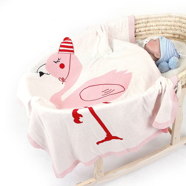 flamingo baby knitted blanket 100% cotton stroller wrapp sleeping swaddle kids 100*80cm new born children's capes quilt bedding
flamingo baby knitted blanket 100% cotton stroller wrapp sleeping swaddle kids 100*80cm new born children's capes quilt bedding