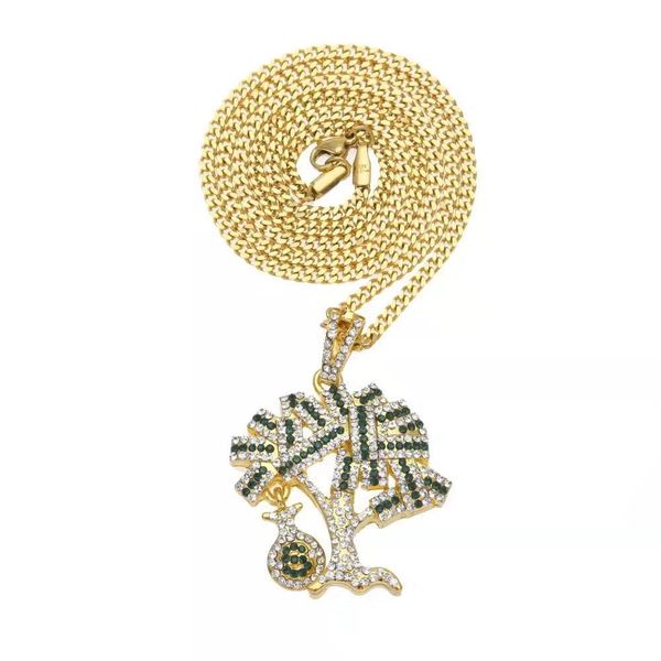 iced out money tree pendant necklaces for men luxury designer mens bling diamond usd pendants hip hop gold cuban link chain necklace jewelry, Silver
iced out money tree pendant necklaces for men luxury designer mens bling diamond usd pendants hip hop gold cuban link chain necklace jewelry, Silver