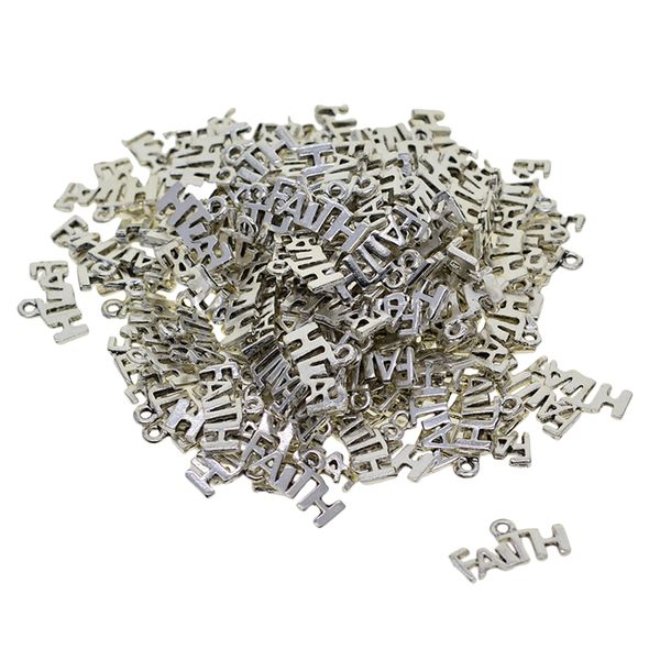 100 pieces of faith jewelry making pendants pendants, antique silver color, never fade or deform, Black
100 pieces of faith jewelry making pendants pendants, antique silver color, never fade or deform, Black